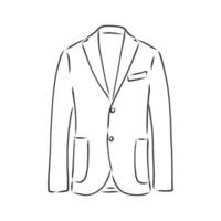 illustration vectorielle hommes veste vêtements dans le style des affaires vector illustration mens veste double boutonnage vêtements dans le style des affaires