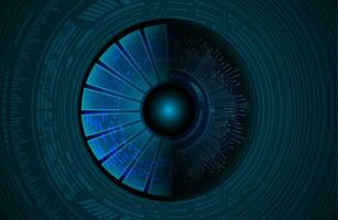 moderne la cyber-sécurité La technologie icône pack avec yeux vecteur