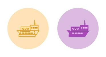 icône de vecteur de navire de livraison