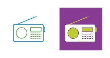 icône de vecteur de poste de radio