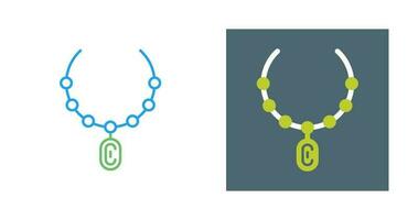 icône de vecteur de collier