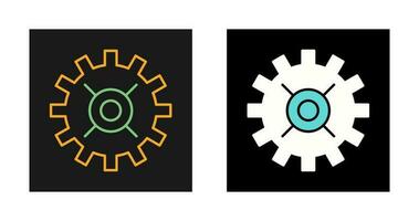 icône de vecteur de roue dentée