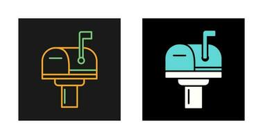 icône de vecteur de boîte aux lettres