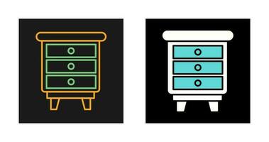icône de vecteur de commode