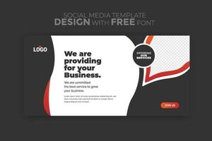modèle de publication marketing d'entreprise numérique bannière de médias sociaux et affiche de flyer carré promotion modifiable bannière web d'entreprise vecteur