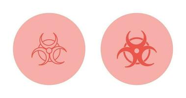 icône de vecteur de danger biologique