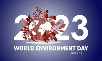 2023 concept monde environnement journée la nature écologie protection vecteur illustration modèle