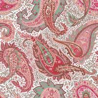 épanouissement fleurs et feuilles, paisley sans couture vecteur