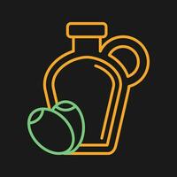 icône de vecteur d'huile d'olive