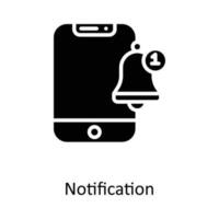 notification vecteur solide icône conception illustration. temps la gestion symbole sur blanc Contexte eps dix fichier