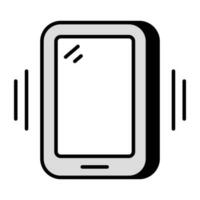 une moderne La technologie icône de mobile téléphone vecteur