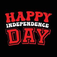 4e juillet Etats-Unis indépendance journée graphique conception pour T-shirt, cartes, Cadre ouvrages d'art, Sacs, tasses, autocollants, gobelets, téléphone cas, impression etc. vecteur