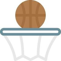 illustration vectorielle de basket-ball sur fond.symboles de qualité premium.icônes vectorielles pour le concept et la conception graphique. vecteur