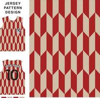 abstrait La Flèche modèle concept vecteur Jersey modèle modèle pour impression ou sublimation des sports uniformes Football volley-ball basketball e-sports cyclisme et pêche gratuit vecteur.