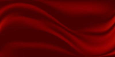 illustration vectorielle de tissu de soie rouge abstrait