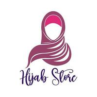 hijab boutique logo vecteur pour femmes
