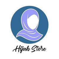 hijab boutique logo vecteur pour femmes