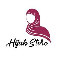 hijab boutique logo vecteur pour femmes