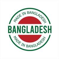 fabriqué dans bangladesh vecteur confiance badge logo conception. fabriqué dans le bangladesh logo