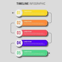 moderne affaires infographie pas modèle Contexte conception vecteur