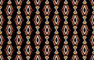 ethnique abstrait ikat art. sans couture modèle dans tribal, populaire broderie, et mexicain style. aztèque géométrique art ornement imprimer. conception pour tapis, fond d'écran, vêtements, emballage, tissu, couverture, textile. vecteur