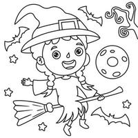 dessin au trait pour enfants coloriage vecteur