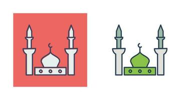 icône de vecteur de la mosquée du prophète