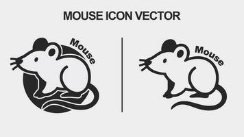 Souris icône vecteur art, illustration et graphique