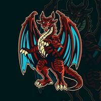 dragon vecteur art, illustration, icône et graphique