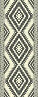 originaire de sud-ouest navajo zone couverture modèle. ancien noir blanc Couleur aztèque navajo géométrique sans couture modèle. ethnique géométrique modèle utilisation pour tapis, tapis, tapisserie, tapis, coureur décoratif, etc. vecteur