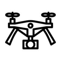 drone vidéo caméra icône conception vecteur