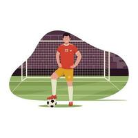 football joueur vecteur des illustrations