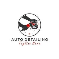 auto détaillant vecteur illustration logo