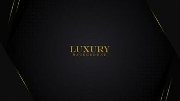 luxe abstrait élégant noir Contexte avec demi-teinte. luxe élégant thème conception vecteur eps10