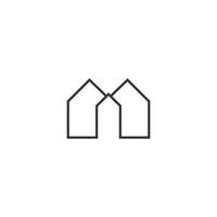 vecteur illustration de une logement avec une forme.