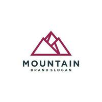 Montagne logo conception vecteur avec moderne Créatif style