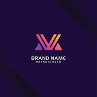 lettre m logo conception vecteur avec moderne Créatif style concept