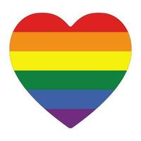 gay fierté drapeau. traditionnel symbole pour le tout lgbtq communauté et gay Hommes vecteur