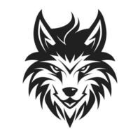 Loup tête logo vecteur - animal marque symbole