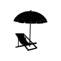 vecteur de parapluie de plage