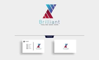 consultation consulter le modèle de logo statistique graphique avec illustration vectorielle de carte de visite vecteur