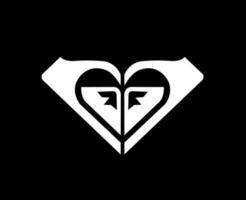 quiksilver roxy marque symbole blanc logo vêtements abstrait conception icône vecteur illustration avec noir Contexte