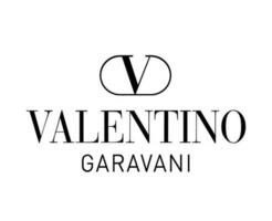 Valentino garavani marque symbole logo vêtements conception icône abstrait vecteur illustration