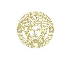 versace marque symbole logo vêtements conception icône abstrait vecteur illustration