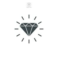 diamant icône symbole modèle pour graphique et la toile conception collection logo vecteur illustration