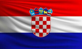 vecteur drapeau de Croatie