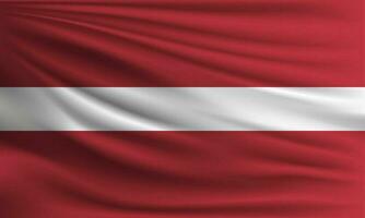 vecteur drapeau de Lettonie