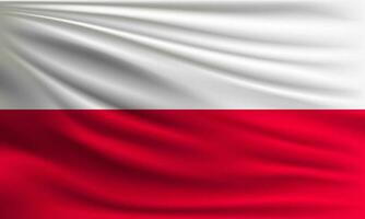 vecteur drapeau de Pologne