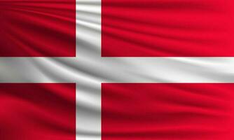 vecteur drapeau de Danemark