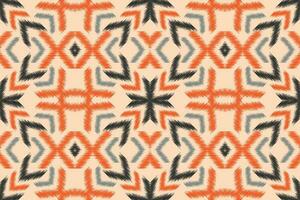 ethnique ikat en tissu modèle géométrique style.africain ikat broderie ethnique Oriental modèle marron crème Contexte. abstrait, vecteur, illustration.pour texture, vêtements, écharpe, décoration, tapis, soie. vecteur